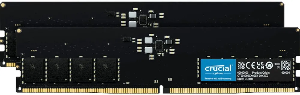 Memorie RAM Crucial DDR5 32GB(2x16GB) 5600MHz CL46