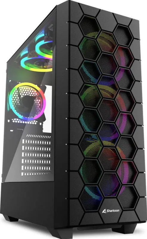Carcasa PC Sharkoon RGB Hex Black