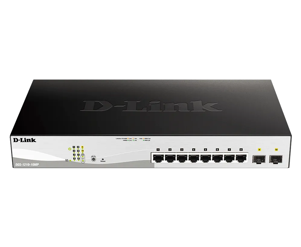 Switch D-Link 10-PORT LAYER2 POE+ SMART/MANAGED GIGABIT