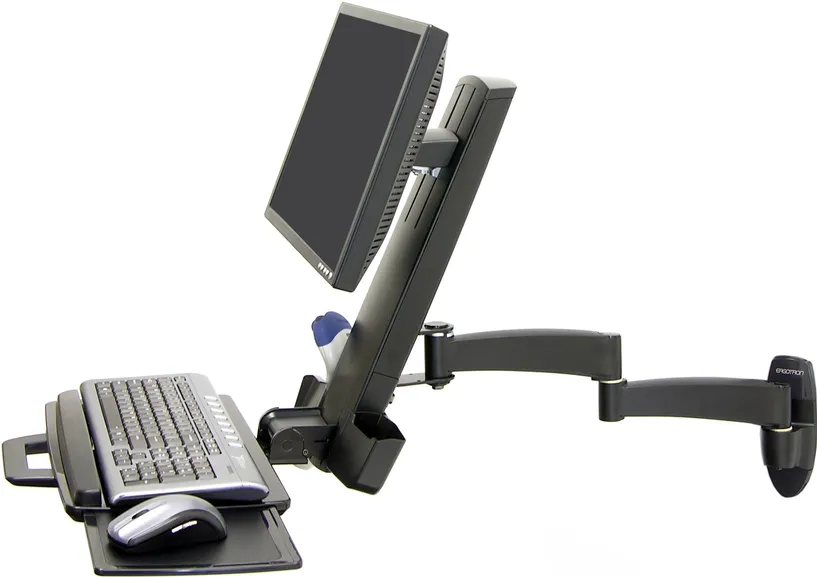 Suport TV / Monitor Ergotron 45-230-200 200 SERIES COMBO ARM/BLACK TEXTURED