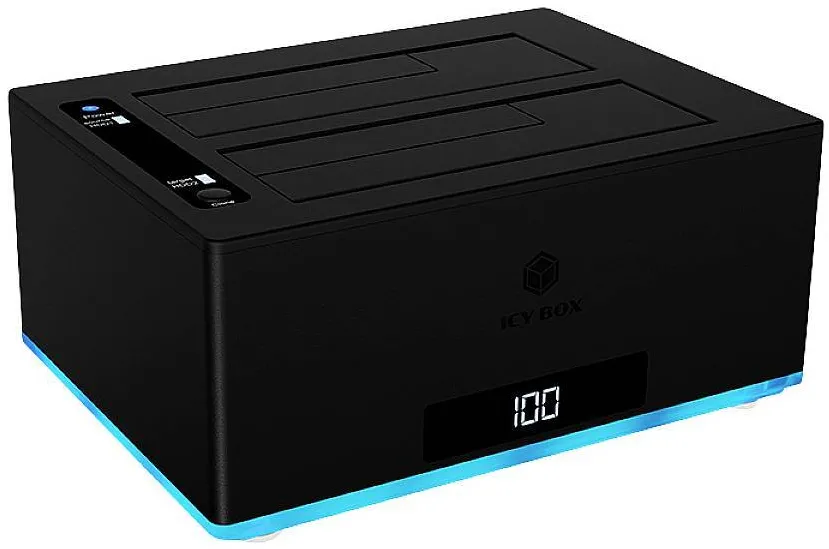 Docking Station Icy Box Klonstation 2,5"& 3,5" SATA, USB3.0 TypeA