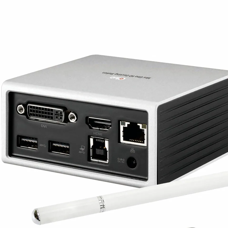 Docking Station CLUB 3D 4K Mini-ingst USB3 ->4xUSB3/HDMI/DVI/LAN Argintiu
