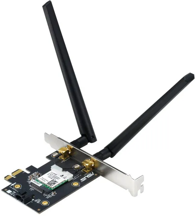 Placa de Retea Wireless Asus PCE-AXE5400 Tri-Band, Bluetooth, WPA3