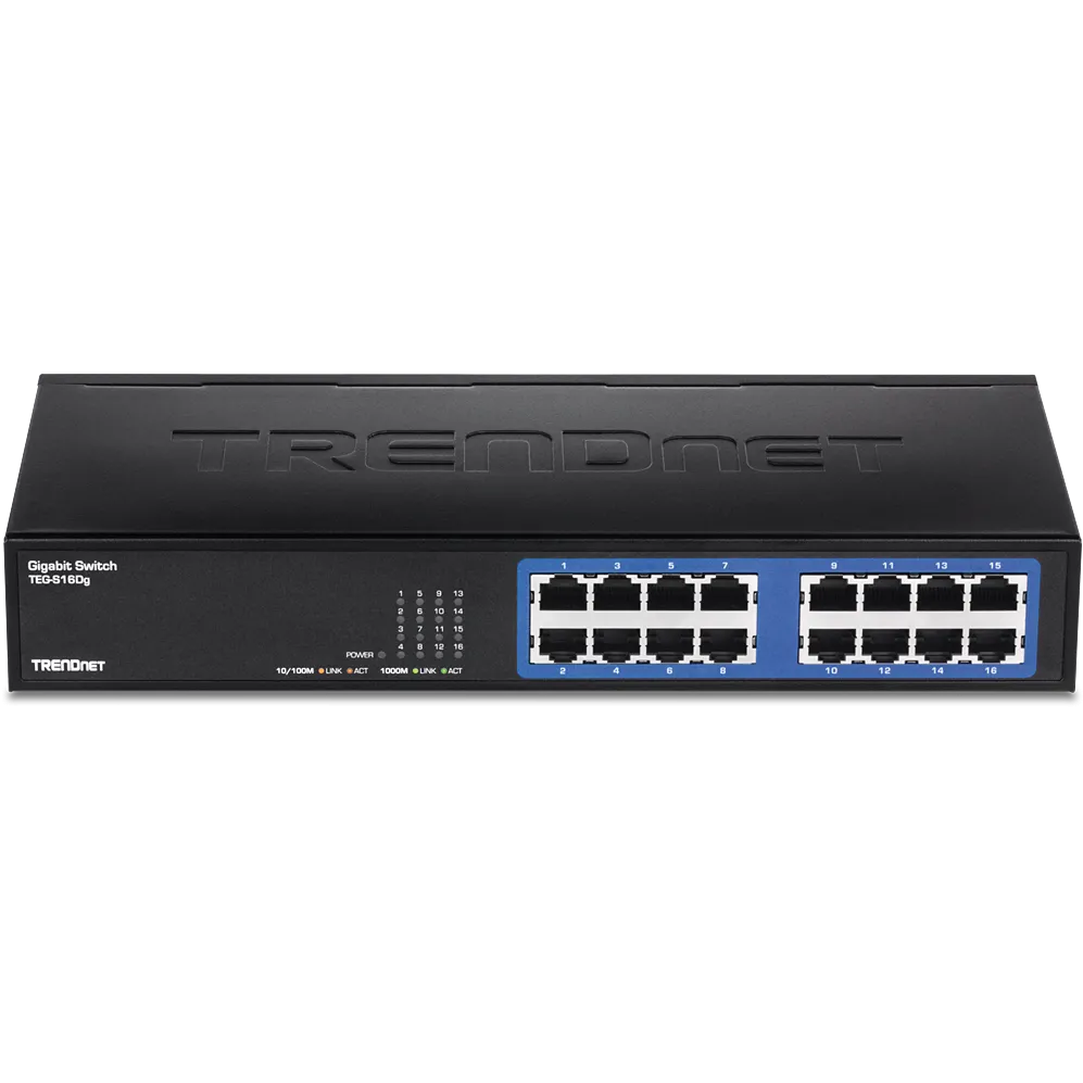 TRENDnet 16 Port Gbit Desktop /w metal