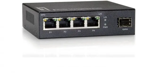 Switch Level One GEU-0521 4 porturi GE 1 port GSFP