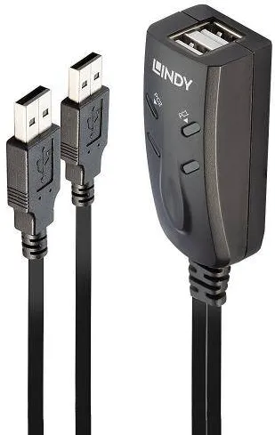 Comutator USB LINDY KVM pentru tastatura si mouse, pentru 2 calculatoare