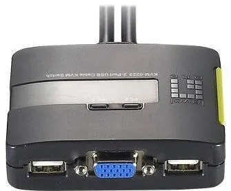 Switch KVM Level One 2x USB KVM-0223 mit Audio