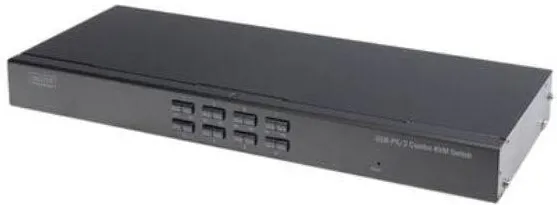 Switch KVM Assmann 1 User ->  8 PCs (je PS/2 od. USB)