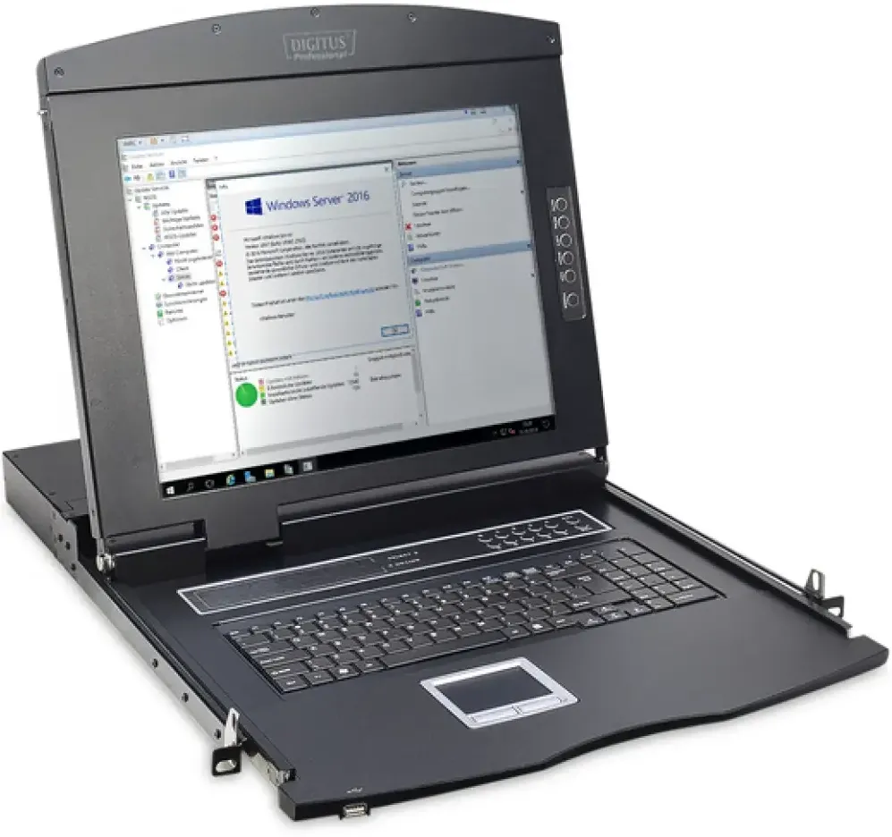 Switch Assmann Modulare 17"TFT,1-Port KVM&Touchpad