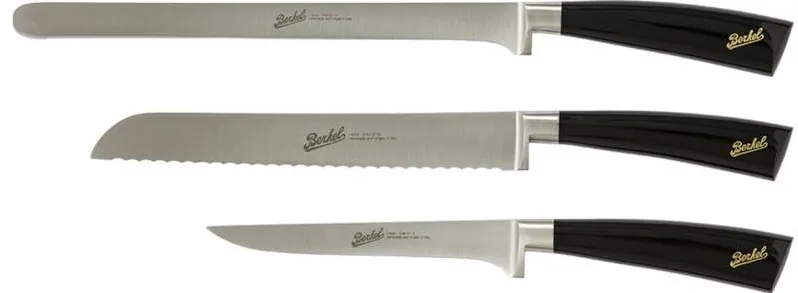 Berkel Cutit Elegance Glossy Black Ham-Set 3-pcs.