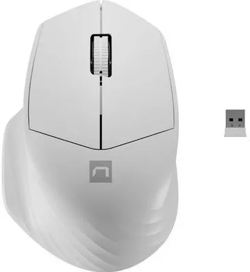 Mouse Natec Siskin 2 Wireless &amp; Bluetooth White