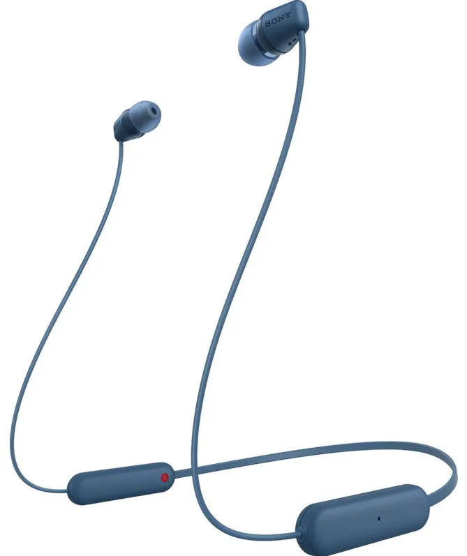 Casti Bluetooth Sony WI-C100 Blue