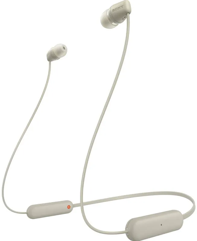 Casti Bluetooth Sony WI-C100 Taupe