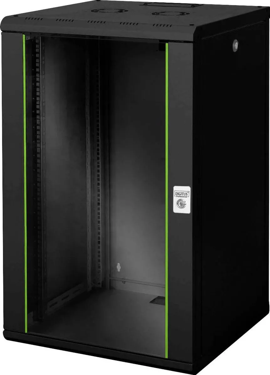 Rack Assmann Unique 20HE 998x600x600mm Negru (Speditionsversand)