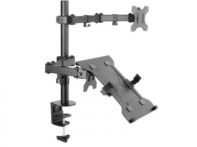 Suport Monitor EQUIP 13"-32"/ 8kg 1TFT 360° +Notebookhalt.sw