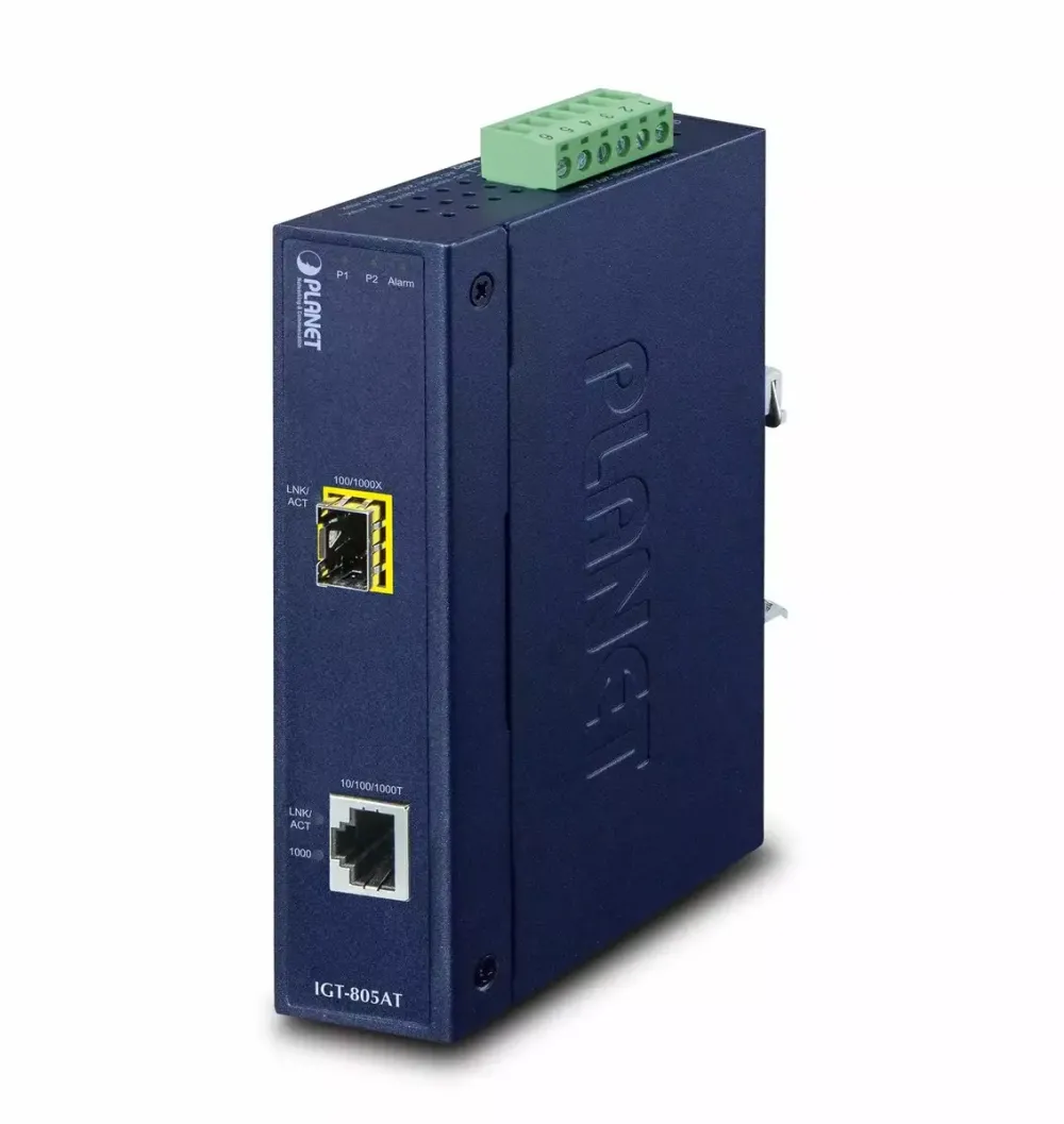 Planet IP30 10/100/1000T to 100/1000X SFP Gbit