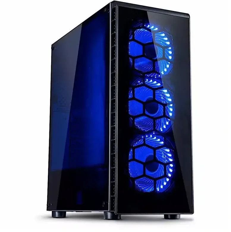 Carcasa PC Inter-Tech CXC2 Gaming 3x120mm ter Argus L-12025 Albastru