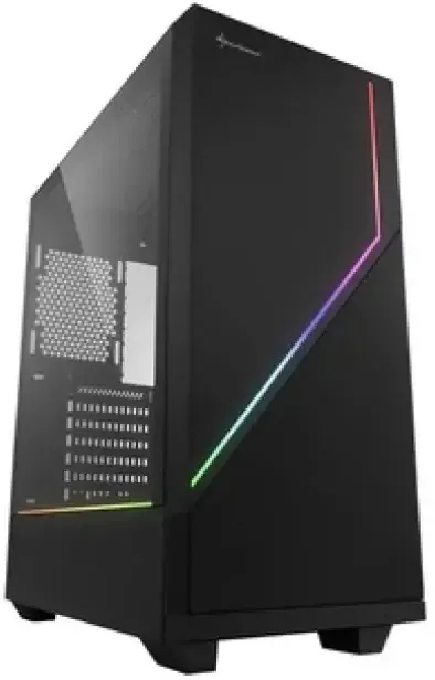 Carcasa PC Sharkoon RGB FLOW ATX 1xGlas Negru