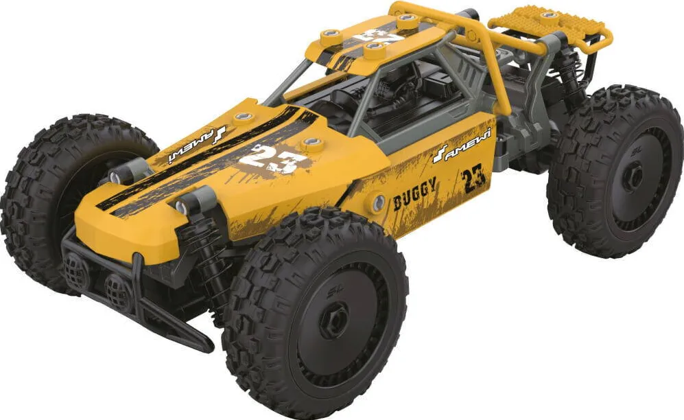 Masina AMEWI RC Auto Oldschool Buggy DIY/Ohne Akku 63Teile gelb/8+
