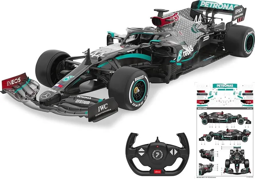 Masinuta telecomandata Jamara Mercedes AMG F1 1:12 Performance negru 2,4 GHz