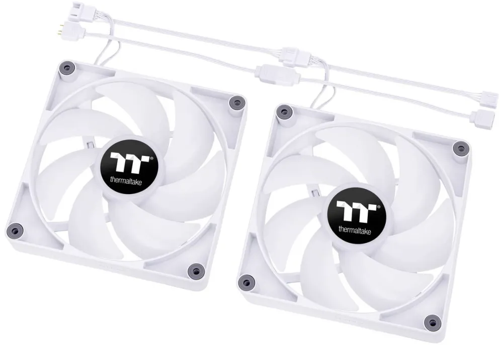Thermaltake Ventilator CT 140 (2-Fan-Pack)  "ARGB Sync"    White