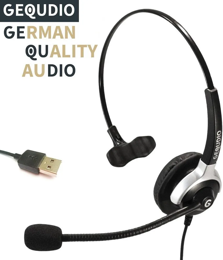 Casti GEQUDIO  USB pentru PC,MAC