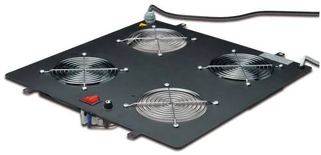 Accesoriu Retea Assmann Ventilator Superior Unique/Dynamic 2 Ventilatoare Negru
