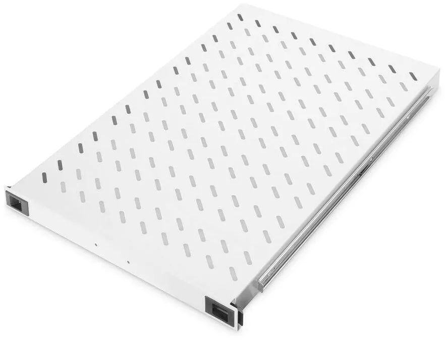 Accesoriu Retea Assmann Suport Indoit Inferior 1HE 30x483x720mm Pana la 65kg Gri Extensibilar