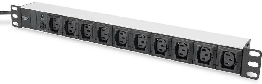 Accesoriu Retea Assmann Cablu Alimentare 10Porturi cu protectie Alu 2m IEC