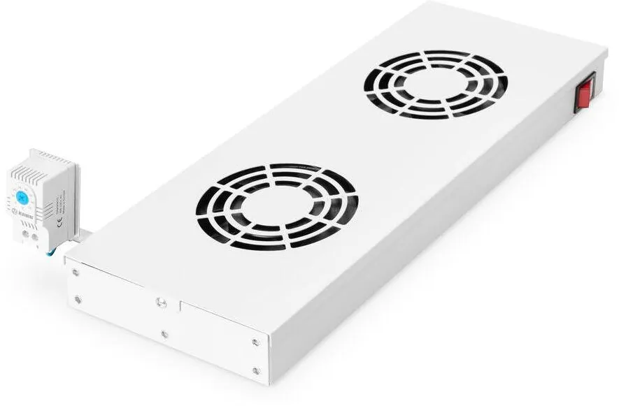 Accesoriu Retea Assmann Unitate de ventilatie cu glisare 2 Ventilatoare Gri