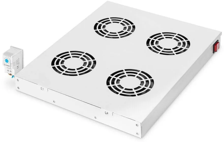 Accesoriu Retea Assmann Unitate de ventilatie cu glisare 4 Ventilatoare Gri