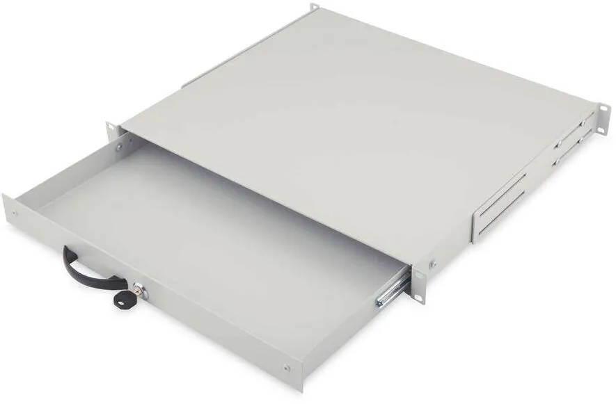 Accesoriu Retea Assmann Sertar 1HE 483mm Gri Incuiat