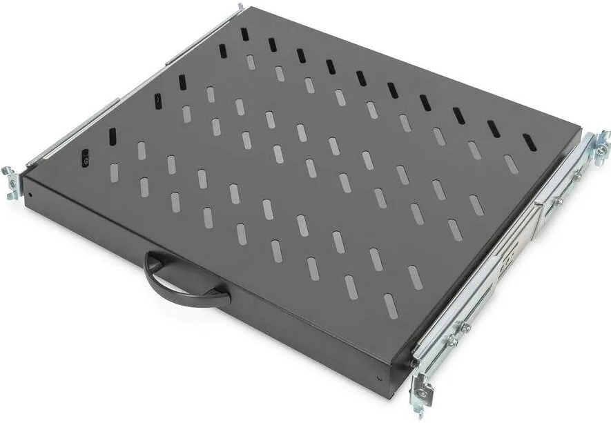 Accesoriu Retea Assmann Suport Indoit Inferior 1HE 30x483x385mm Pana la 25kg Negru auszieh