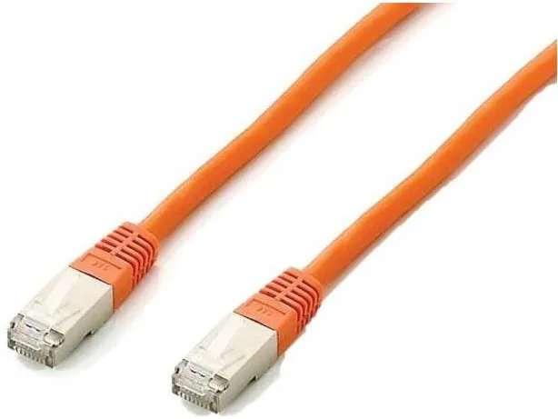 Cablu Retea EQUIP Cat6A S/FTP 2xRJ45 15.00m orange Plat.LSZH Polybeutel