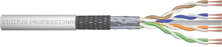 Cablu Retea Assmann CAT 6 SF/UTP Twisted Pair Roh-, 100m,Gri