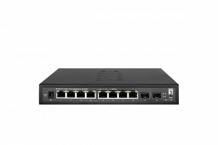 Switch Level One 8x GE GES-2110 2xGSFP Hilbert