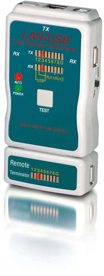 EQUIP tester de cablu LAN&USB f. UTP/STP