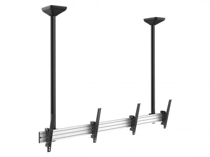 Suport Tavan EQUIP 45"-55"/50kg 2TFT 1Gelenk + Inclinare sw (Speditionsversand)