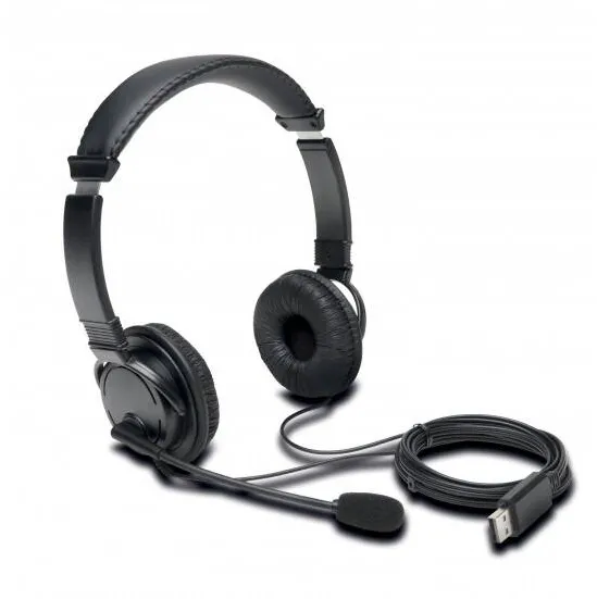 Casti over head Kensington Hi-Fi K97601WW USB-A 1.80 m