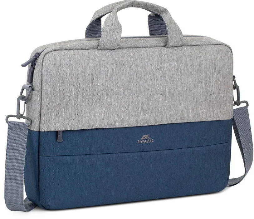 Geanta Laptop Riva Case Prater 15,6" Grey/Blue 7532