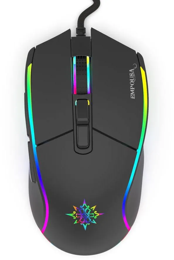 Mouse cian technology INCA Gaming IMG-GT16 6400 DPI, RGB, 7 Butoane, USB, SW