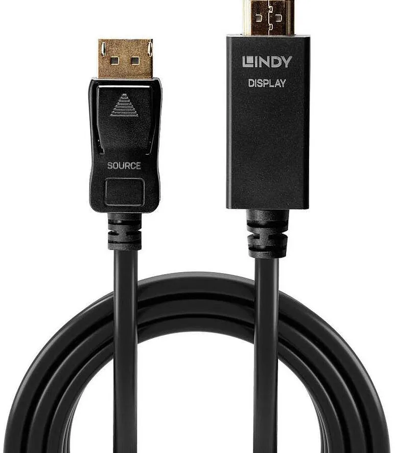 Adaptor video Lindy DisplayPort HDMI 4K30 1m