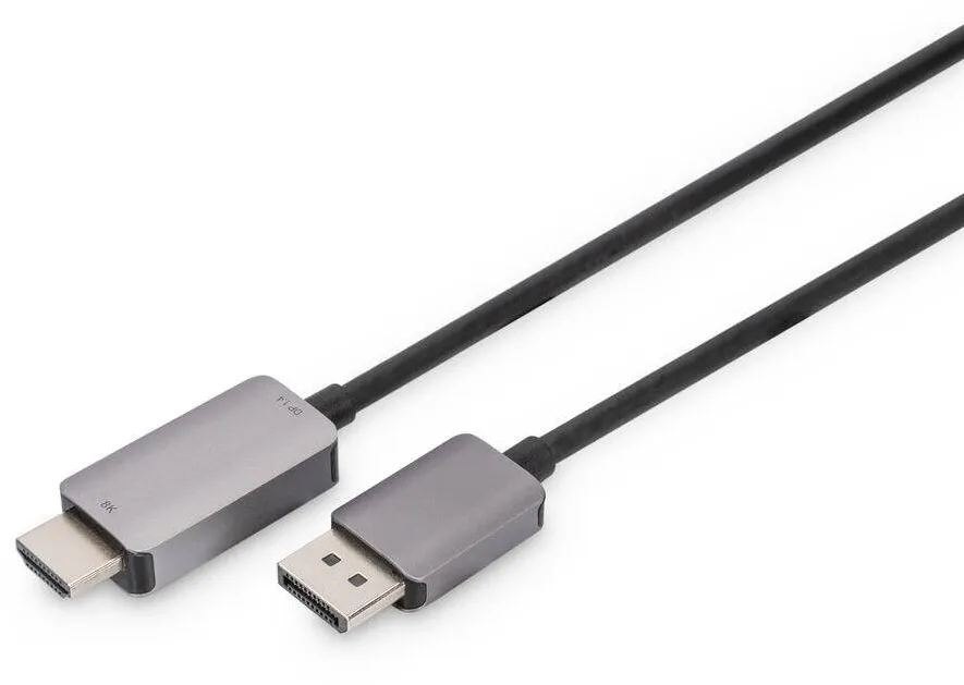Adaptor Assmann DisplayPort Adapter DP->HDMIA St/St 1,8m Blackr