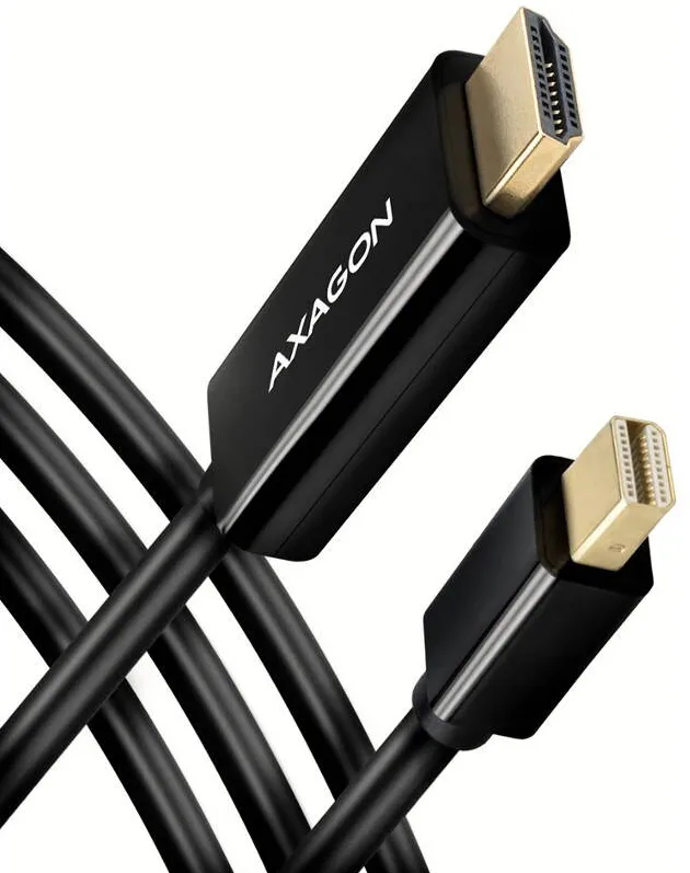 AXAGON Mini DP -HDMI 1.4 cable activ, 1.8m 4K/30Hz
