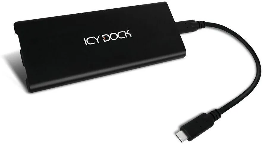 Rack ICY Dock ICYNano M.2 NVMe PCIe SSD to USB 3.2 Gen 2 (10Gbps) ext.