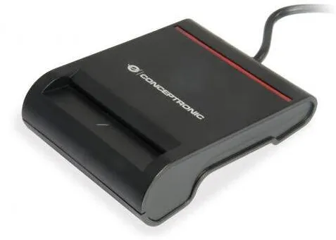 Card Reader CONCEPTRONIC Smart ID USB 2.0 SCR01B Black