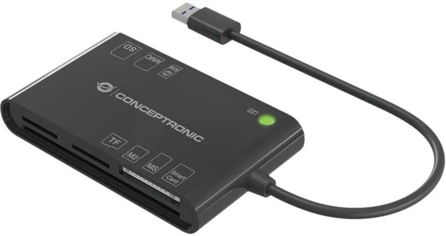 Card Reader CONCEPTRONIC Smart ID All-In-One Black