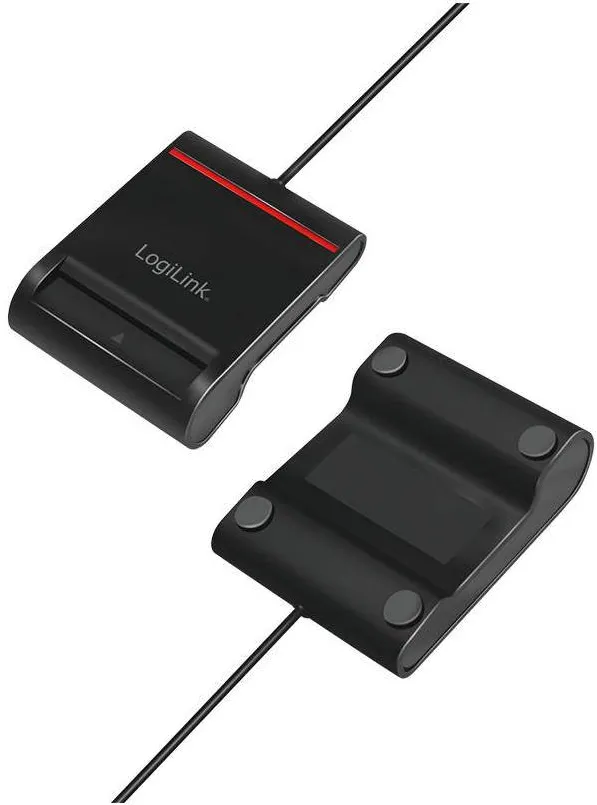 Card Reader Logilink USB 2.0, für Smart-ID, Black
