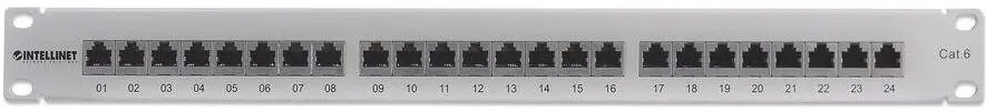Patchpanel Intellinet 1HE 24-Port Cat6 FTP Gri