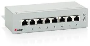 Patch panel retea EQUIP 8 porturi RJ45 Cat6 10 inch
